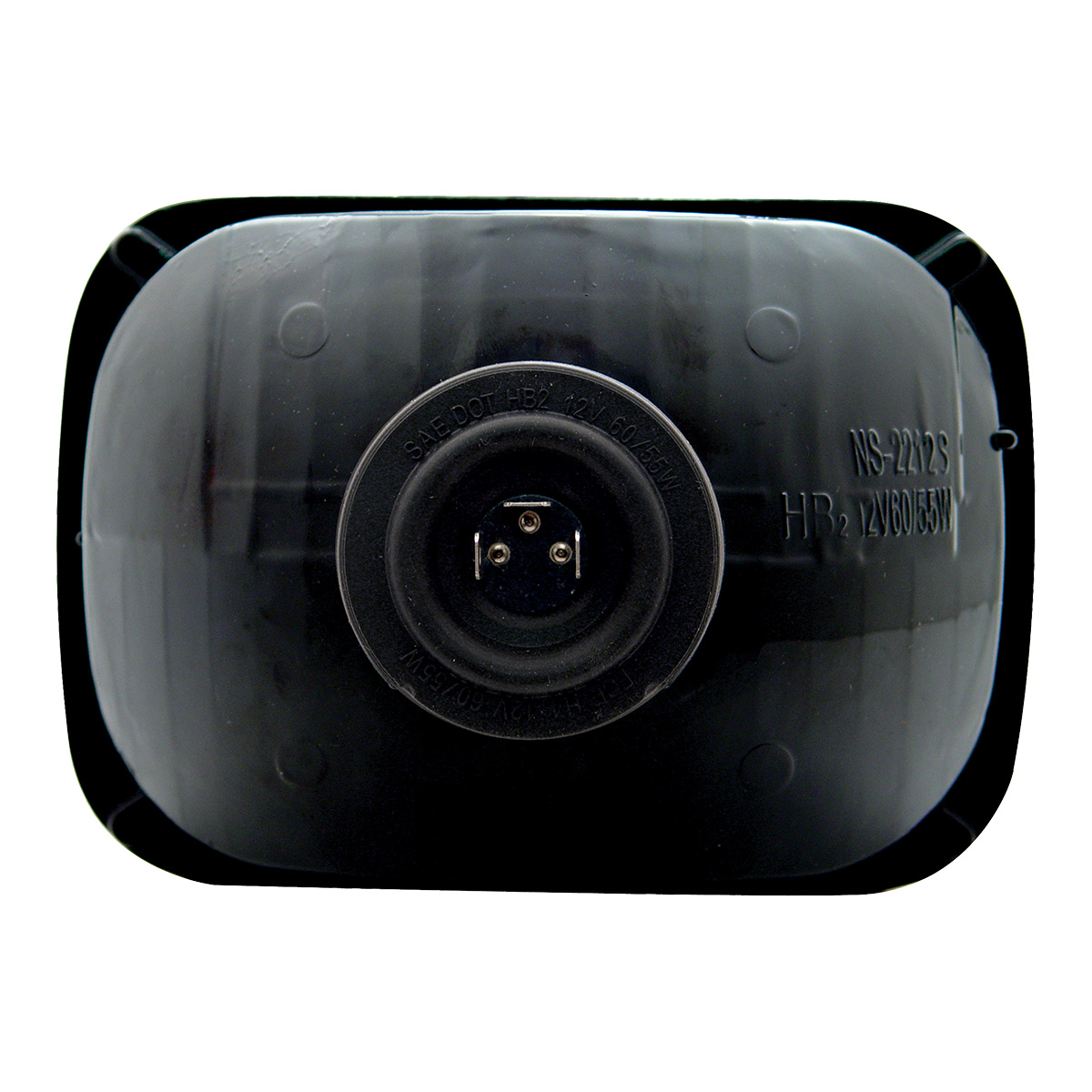 5" X 7" Crystal Rectangular Headlight, Glass Lens - Thumbnail 4