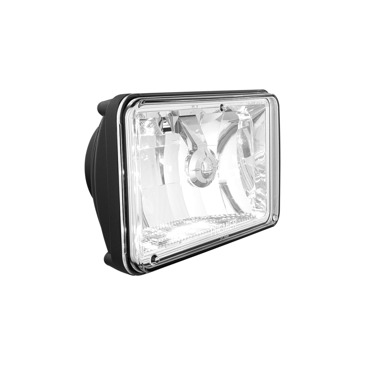 ULTRALIT - Single High Power CREE LED 4" X 6" Headlight - Low Beam - Thumbnail 3