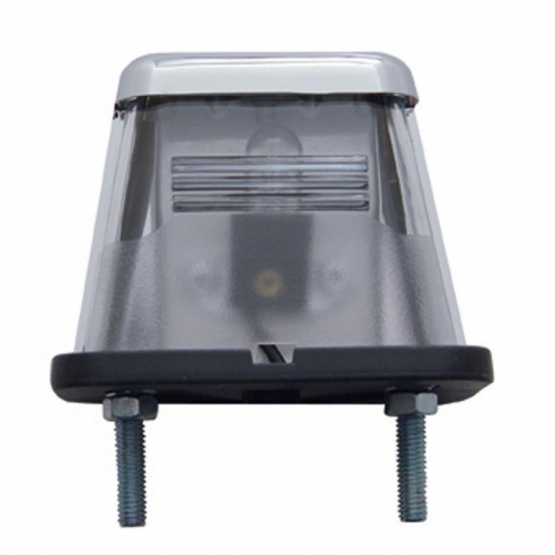 Chrome Rectangular License Light - Thumbnail 3