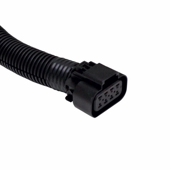 Blackout Projection Headlight With LED Position Light Bar For 2003-2017 Volvo VN/VNL - Passenger - Thumbnail 4