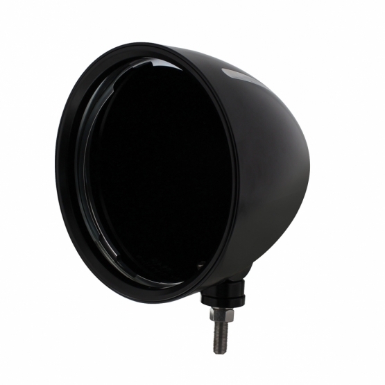 Black "BILLET" Style Groove Headlight Housing