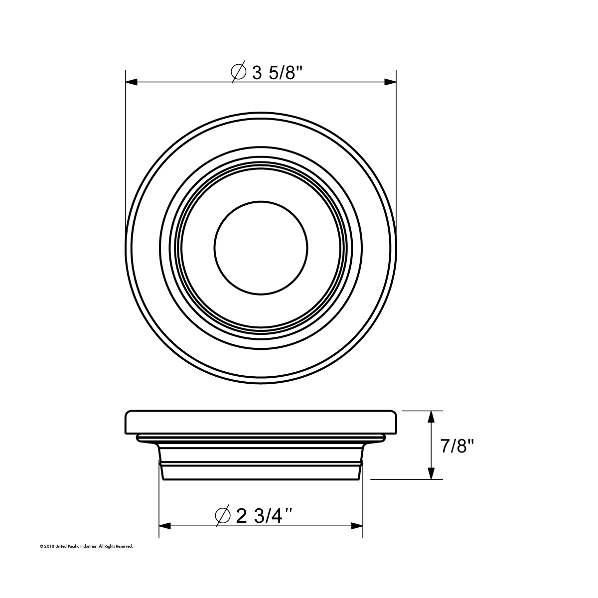2.5" Grommet - Wide Lip - Thumbnail 2