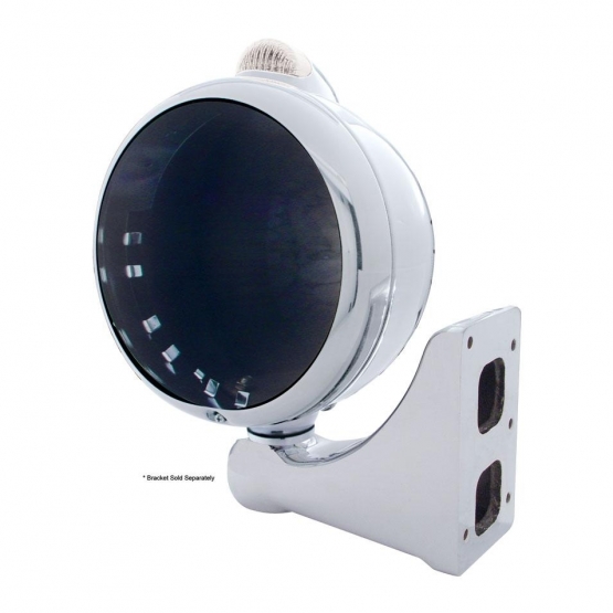 Stainless Steel Guide 682-C Headlight No Bulb With LED Signal - Clear Lens - Thumbnail 4