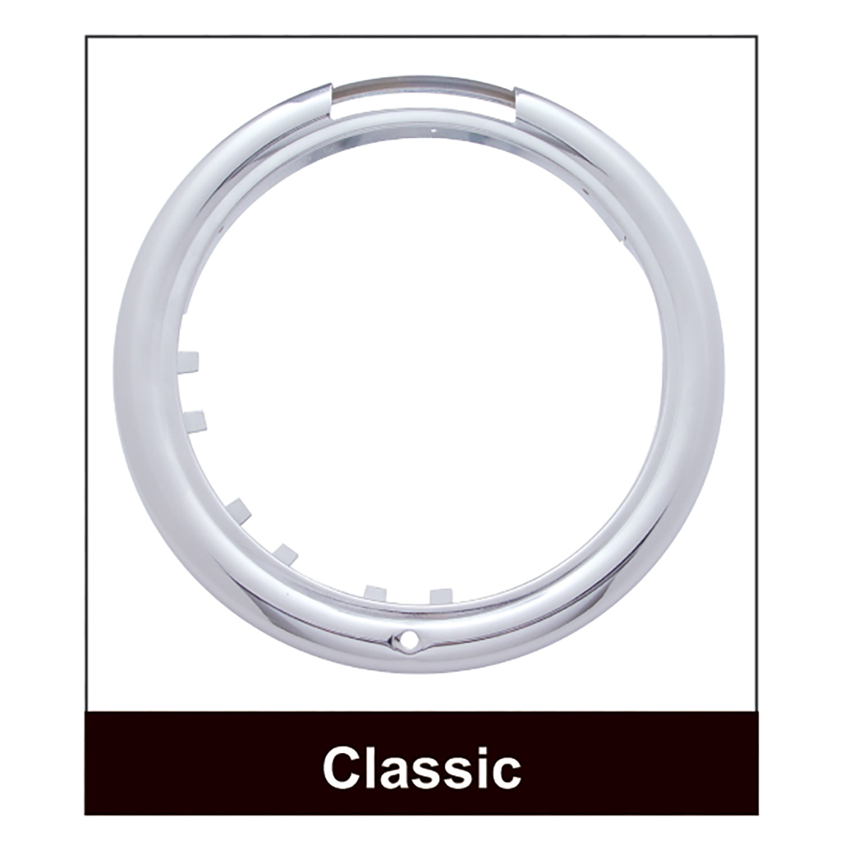 Stainless Classic Headlight 11 LED Bulb & LED Signal - Amber Lens - Thumbnail 4