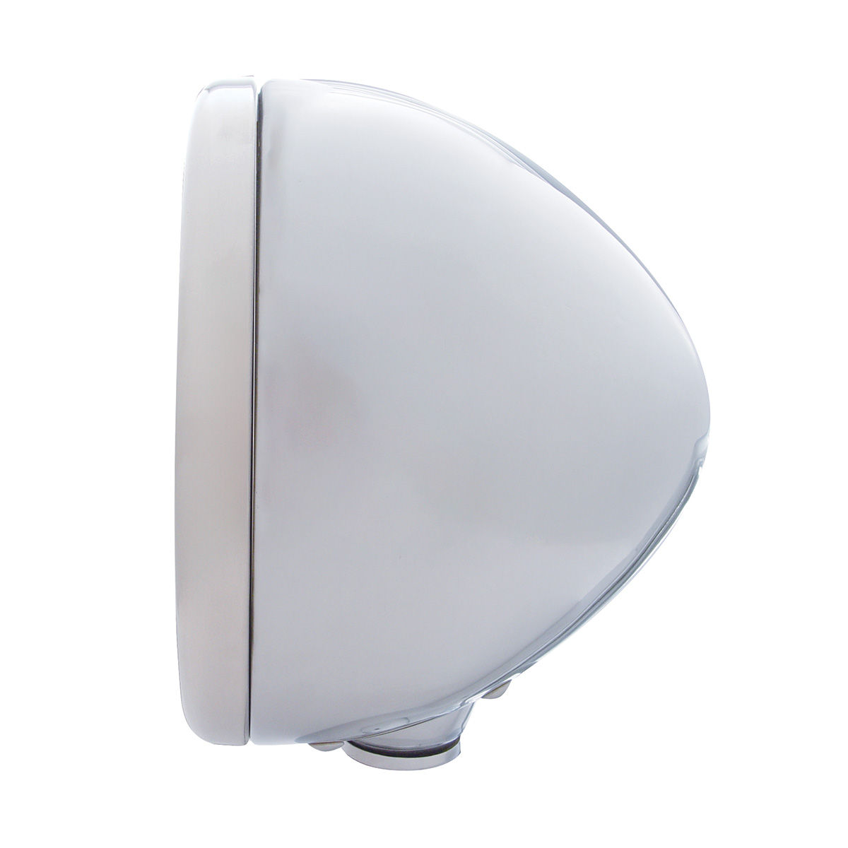 Chrome Classic Headlight H4 Bulb & LED Turn Signal - Clear Lens - Thumbnail 3