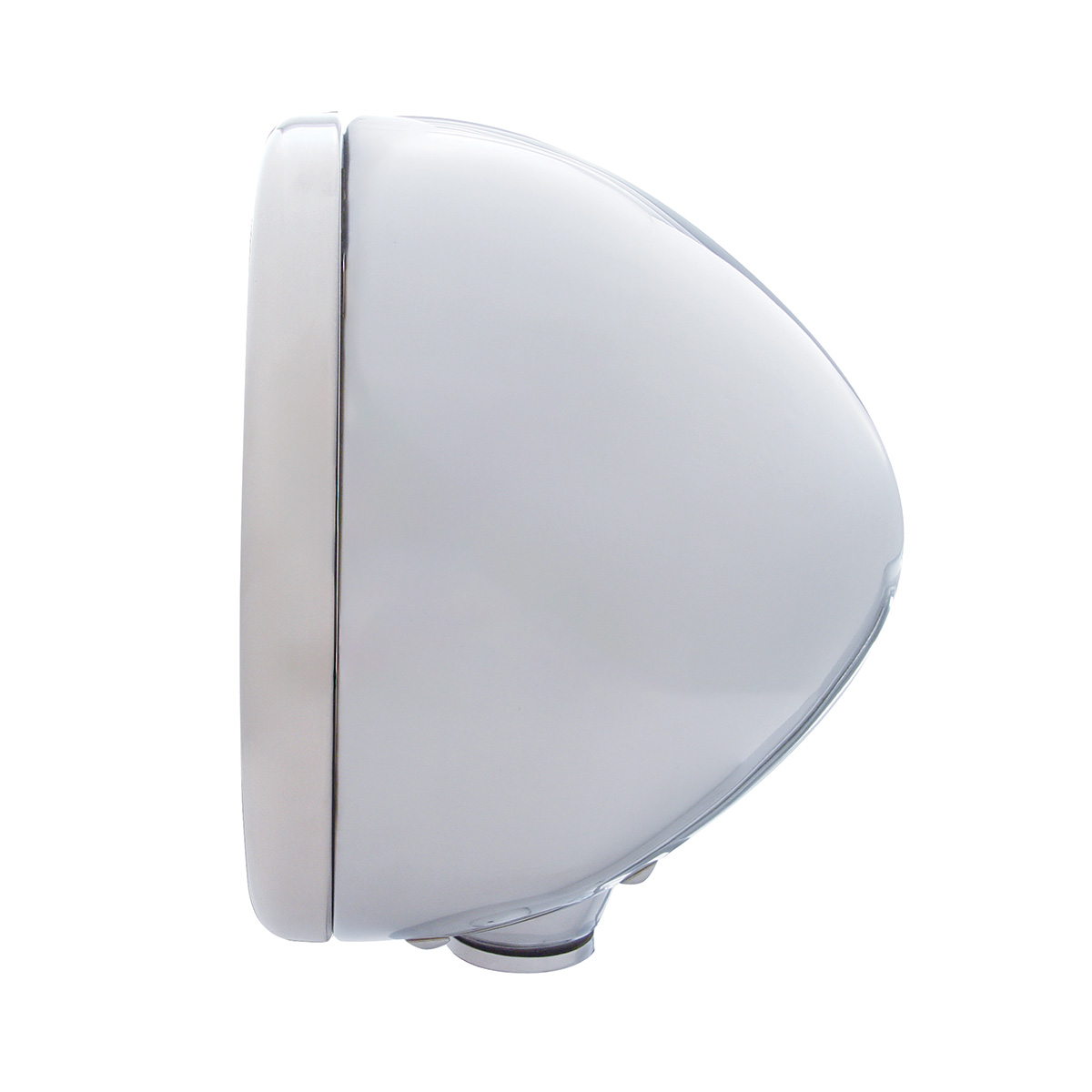 Chrome Classic Headlight Crystal H4 Bulb & LED Turn Signal - Clear Lens - Thumbnail 3