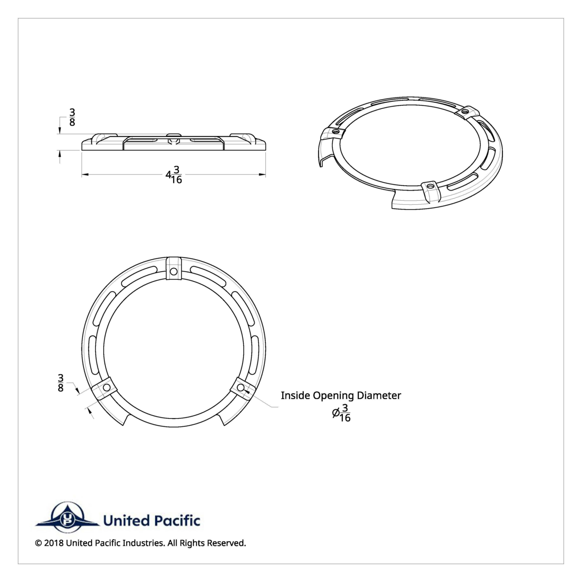 Round Turn Signal Light Bezel - Thumbnail 4