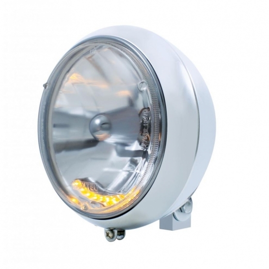 7" Motorcycle Headlight With 10 Auxiliary LED Bulb - Thumbnail 2