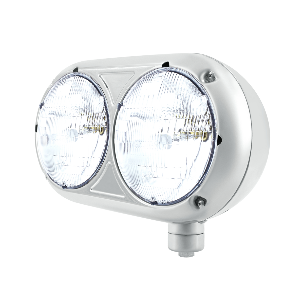 Headlight Assembly With Halogen Bulbs & 304 SS Housing For Peterbilt 359 - Passenger - Thumbnail 2