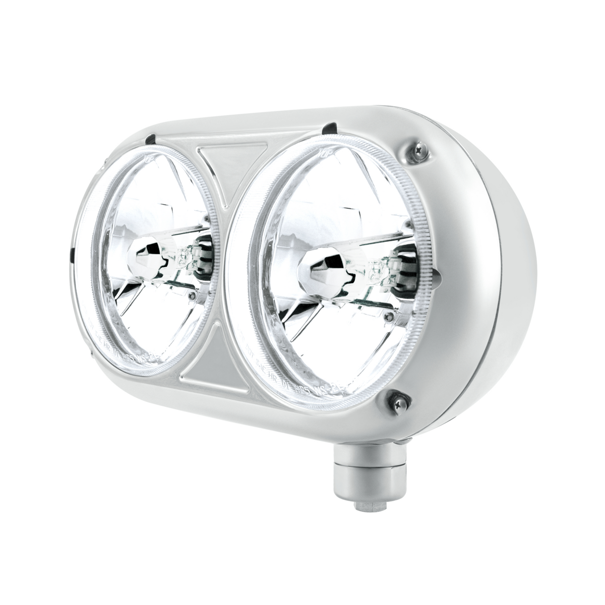 Headlight Assembly With Halogen Bulbs & 304 SS Housing For Peterbilt 359 - Driver - Thumbnail 2