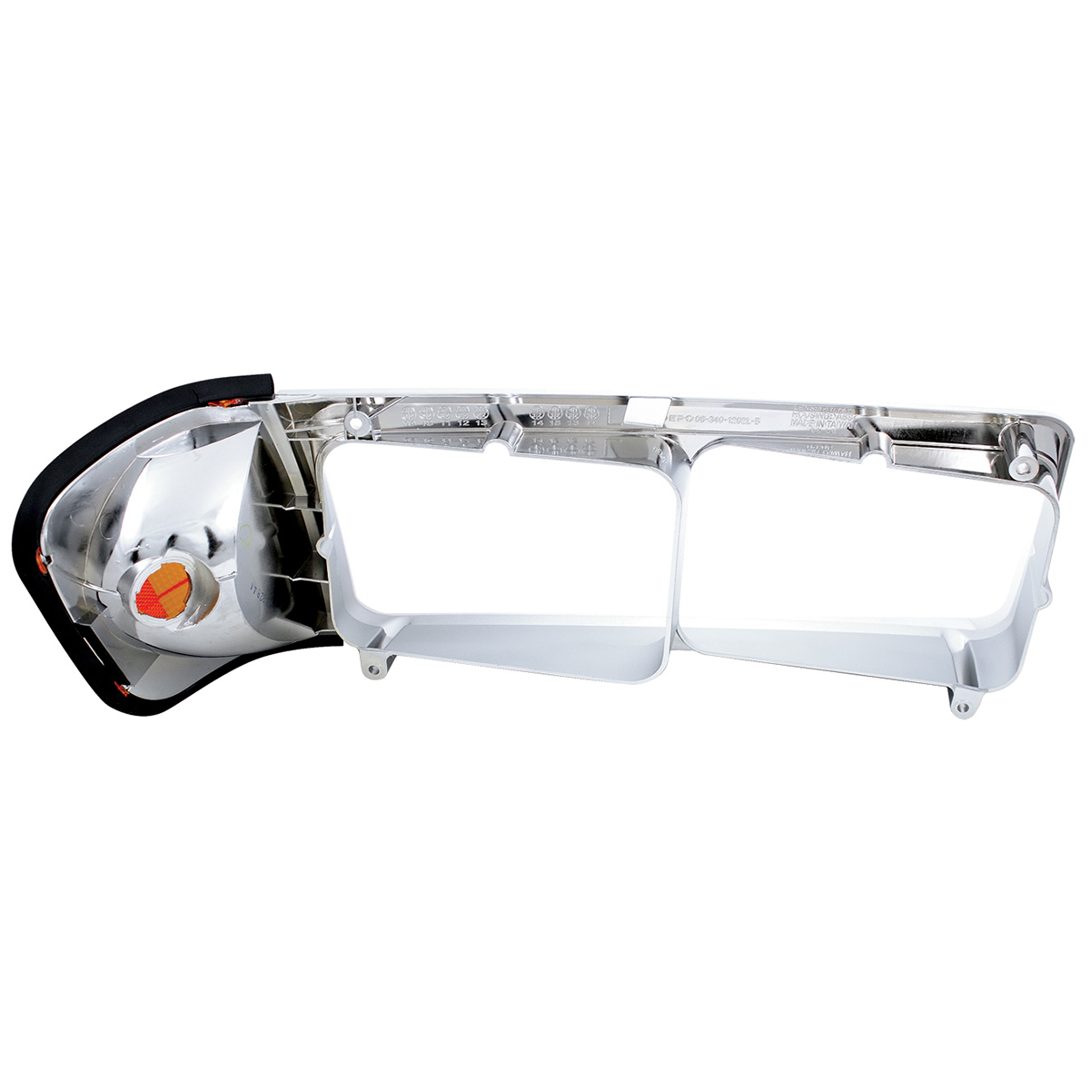 1PC Headlight Bezel With Turn Signal For 1989-2009 Freightliner FLD - Driver - Thumbnail 2