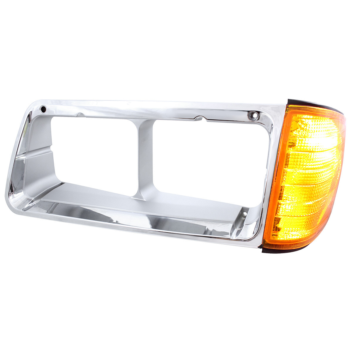 1PC Headlight Bezel With Turn Signal For 1989-2009 Freightliner FLD - Driver - Thumbnail 5