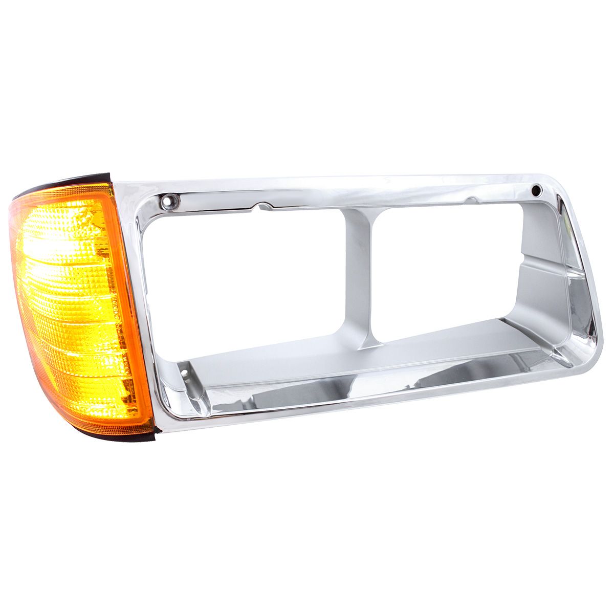 1PC Headlight Bezel With Turn Signal For 1989-2009 Freightliner FLD - Passenger