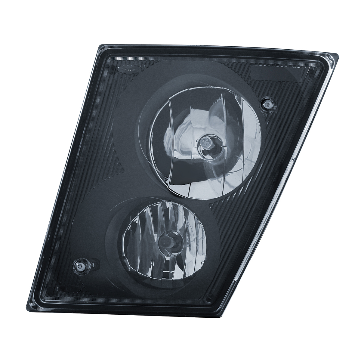 Black Fog/Driving Light Assembly For 2003-2017 Volvo VN/VNL - Driver - Thumbnail 4