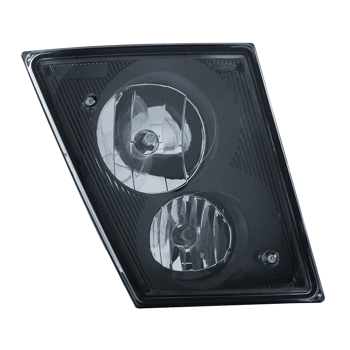 Black Fog/Driving Light Assembly For 2003-2017 Volvo VN/VNL - Passenger - Thumbnail 4