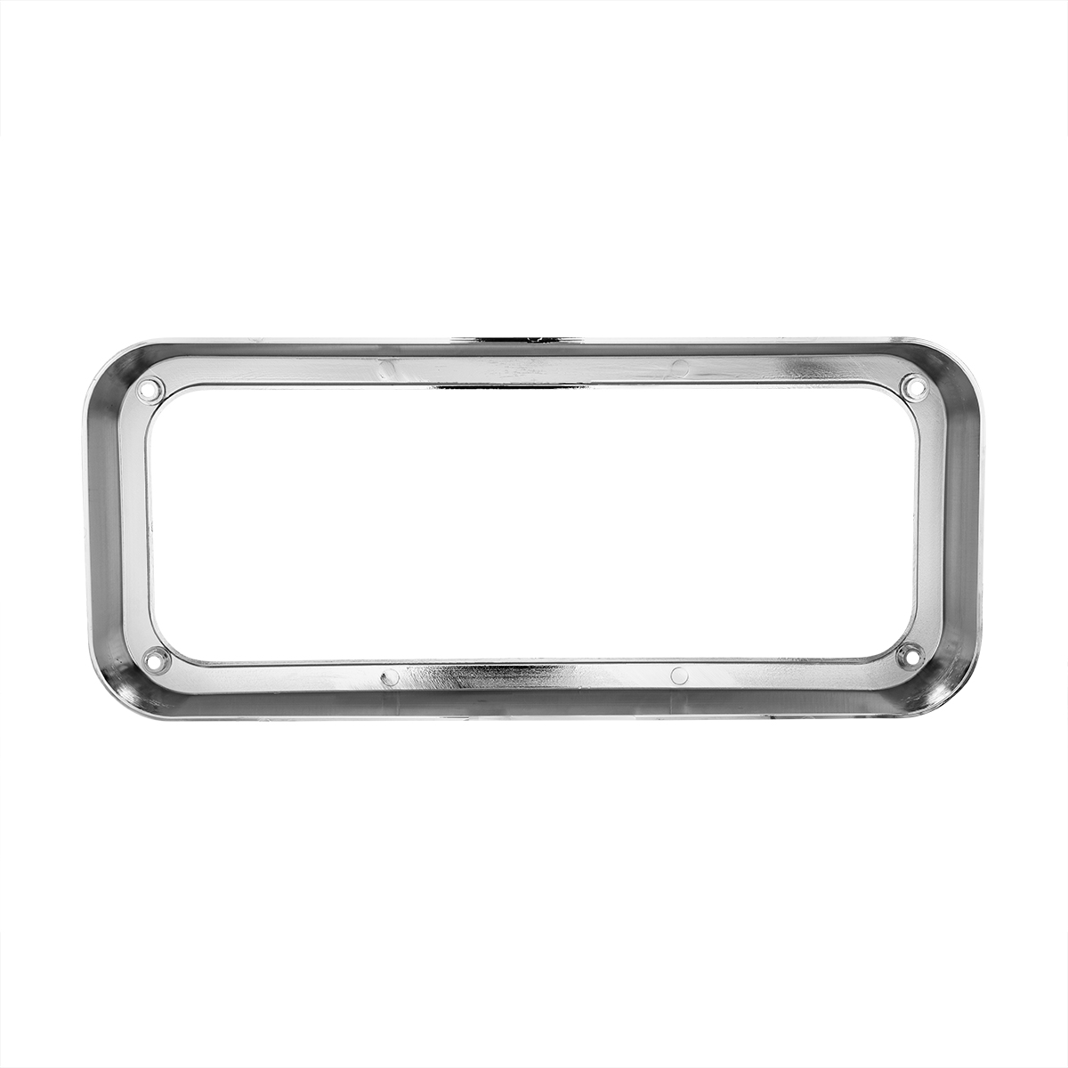 Chrome Replacement Bezel For United Pacific Rectangular Projection Headlights - Thumbnail 4