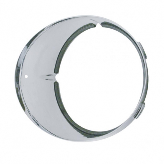 Chrome Inner Headlight Bezel For 1996-2010 Freightliner Century - Driver