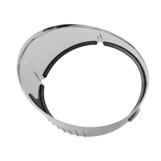 Chrome Inner Headlight Bezel For 1996-2010 Freightliner Century - Driver - Thumbnail 3