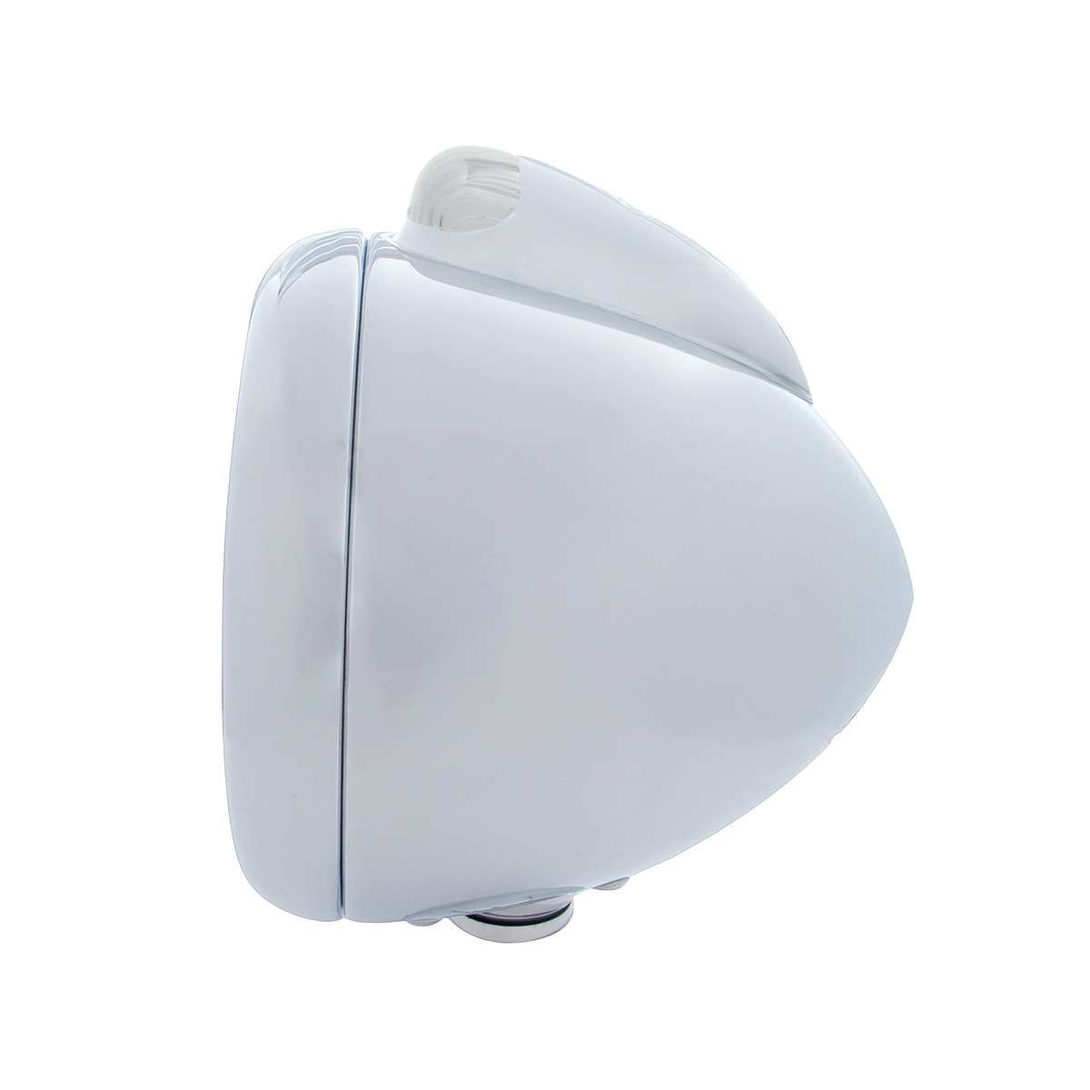 Stainless Steel Guide 682-C Headlight H6024 & Dual Mode LED Signal - Clear Lens - Thumbnail 3