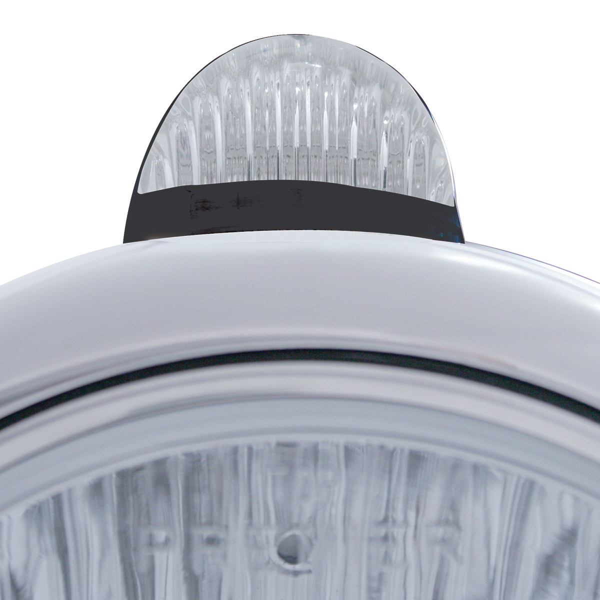 Black Guide 682-C Headlight H4 & Dual Mode LED Signal - Clear Lens - Thumbnail 2