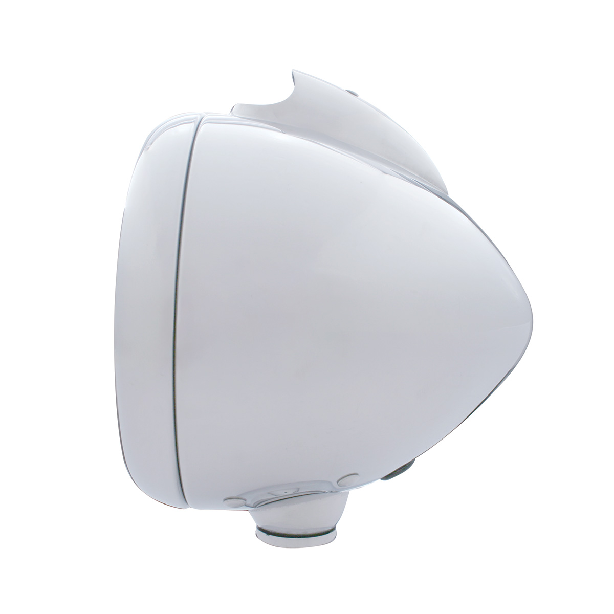 Stainless Steel Guide 682-C Headlight H4 With White LED & Dual Mode LED Signal - Amber Lens - Thumbnail 3