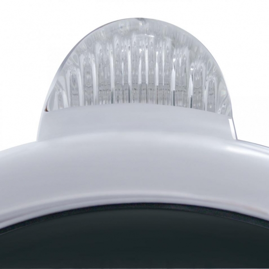 Chrome Guide 682-C Headlight H4 With White LED & LED Signal - Clear Lens - Thumbnail 3