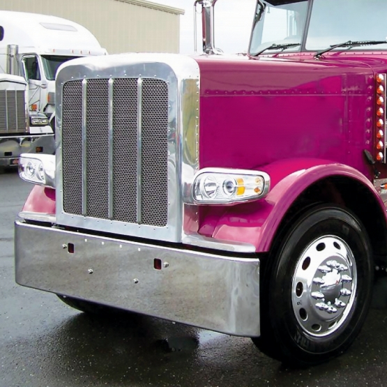 19 Amber LED Front Fender Cover For Peterbilt 388 (2008-2015) & 389 (2008-2023)-Clear Lens - Driver - Thumbnail 4