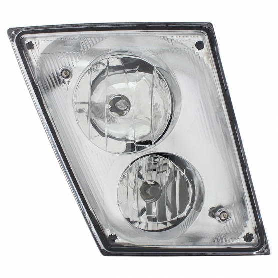Chrome Fog/Driving Light Assembly For 2003-2017 Volvo VN/VNL - Passenger