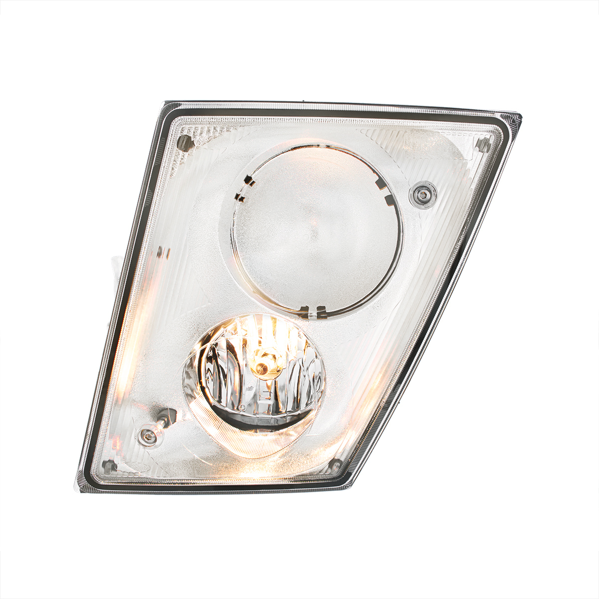 Chrome Fog Light Assembly For 2003-2017 Volvo VN/VNL - Driver - Thumbnail 11