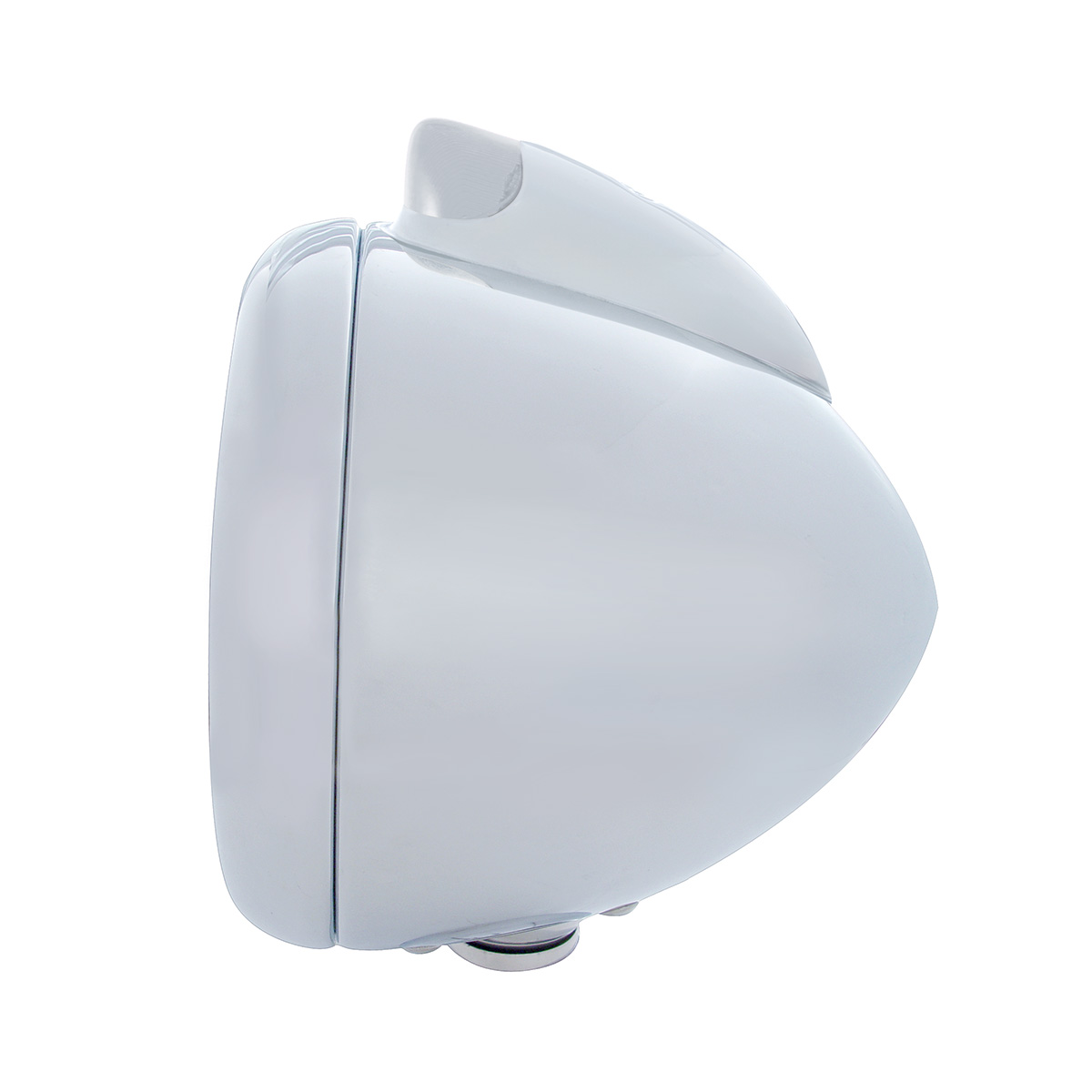 Stainless Steel Guide 682-C Headlight H4 & Original Style LED Signal - Clear Lens - Thumbnail 2