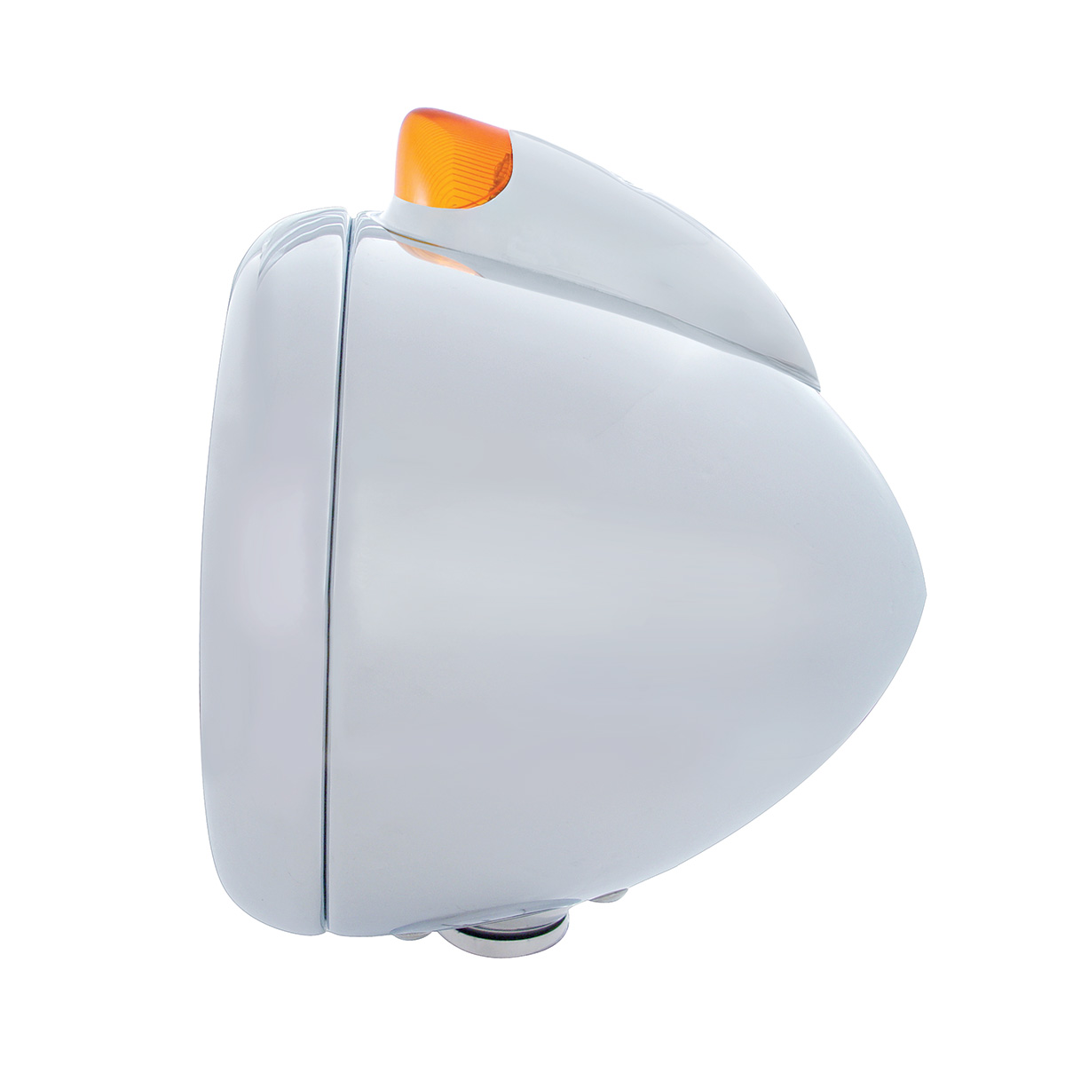 Chrome Guide 682-C Headlight H6024 & Original Style LED Signal - Amber Lens - Thumbnail 2