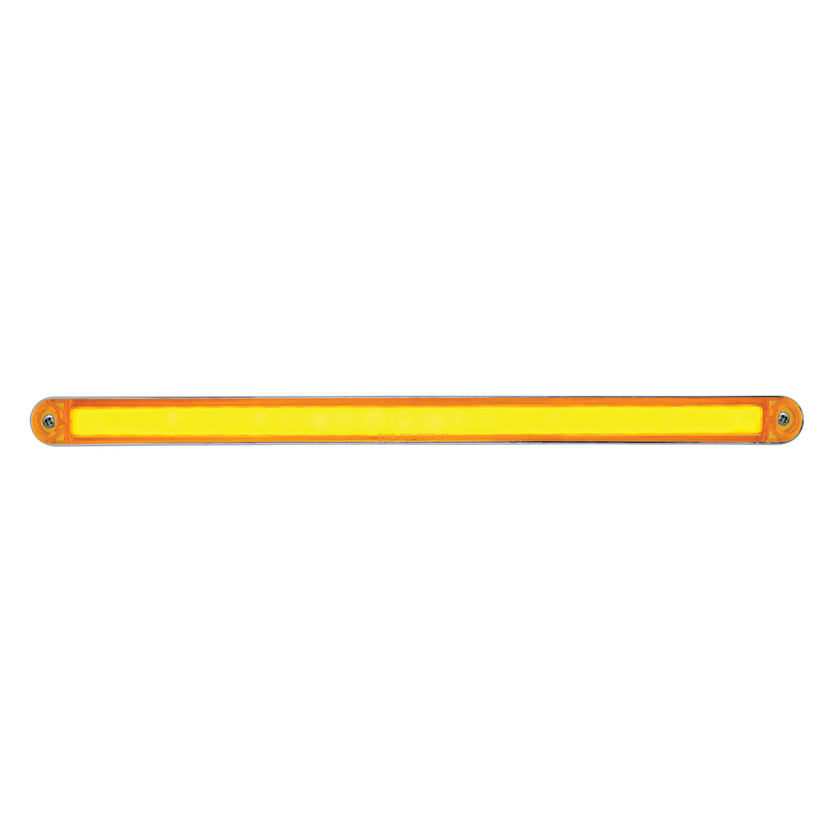 24 LED Dual Function 12" GloLight Bar With Bezel - Amber LED/Amber Lens - Thumbnail 6