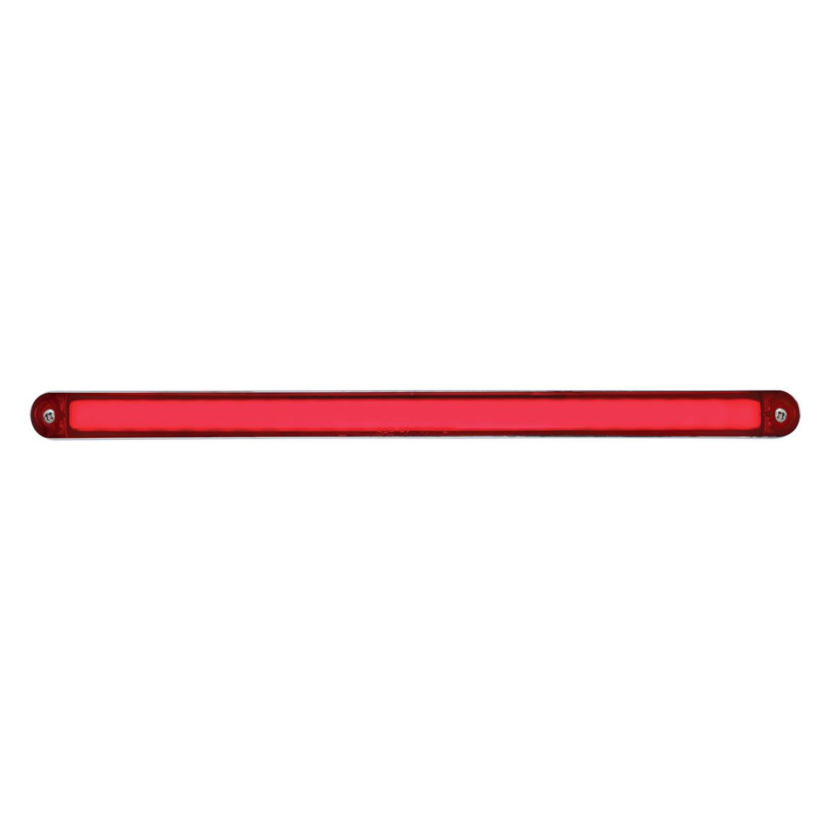 24 LED Dual Function 12" GloLight Bar With Bezel - Red LED/Red Lens - Thumbnail 6