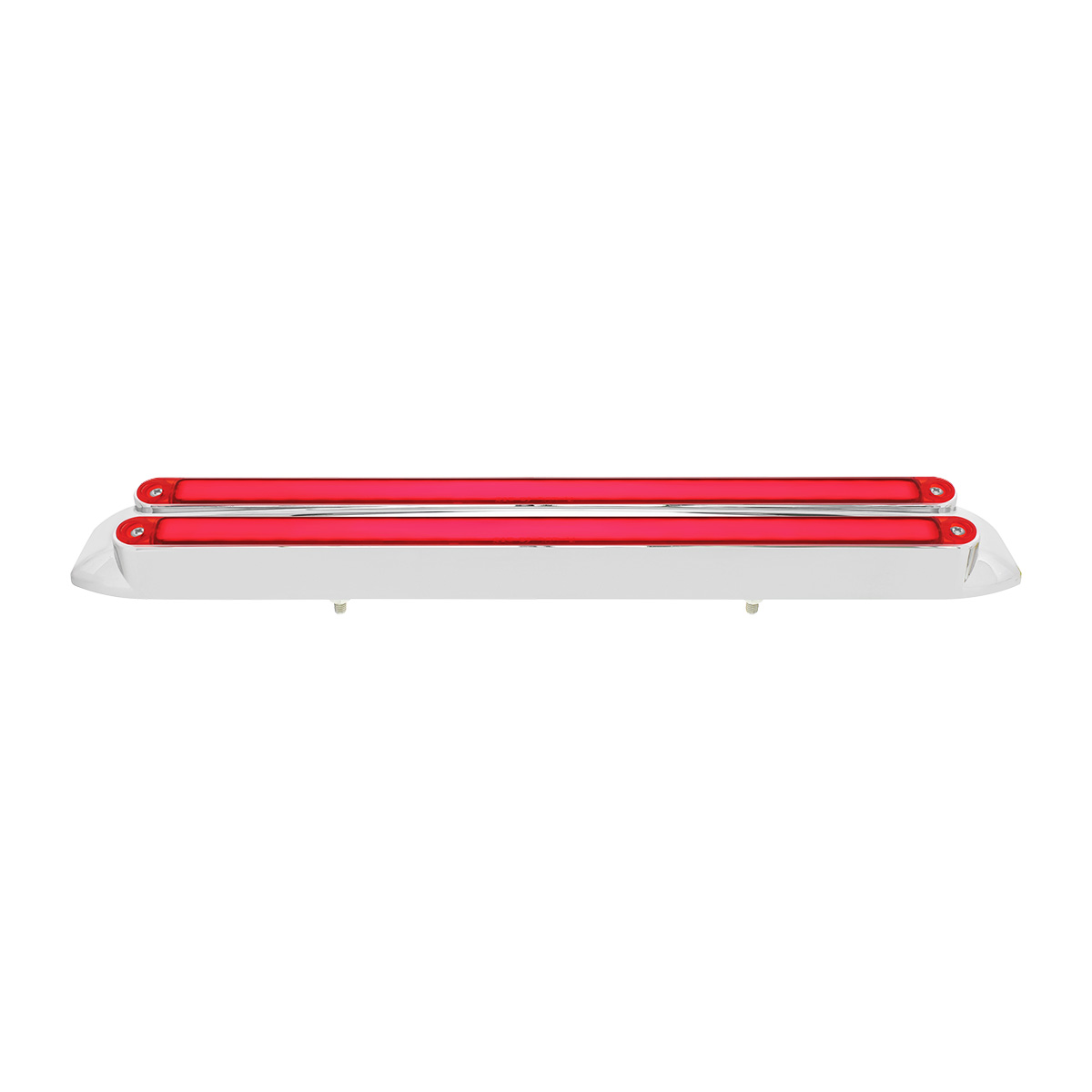 Dual 24 LED Dual Function 12" GloLight Bar With Bezel - Red LED/Red Lens - Thumbnail 3