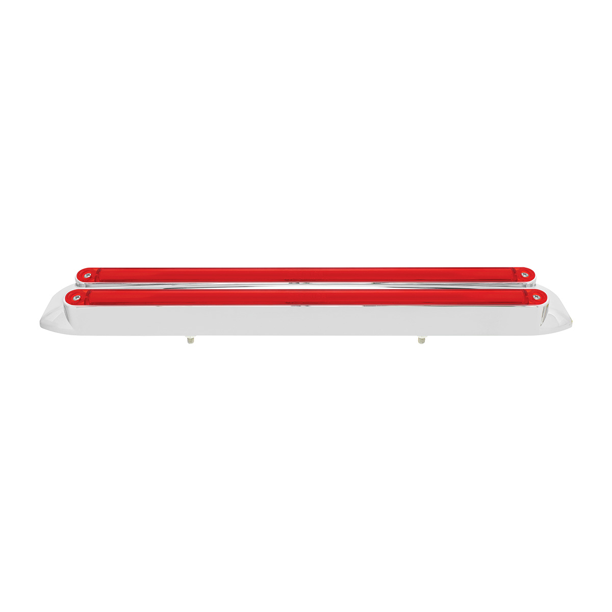 Dual 24 LED Dual Function 12" GloLight Bar With Bezel - Red LED/Red Lens - Thumbnail 4