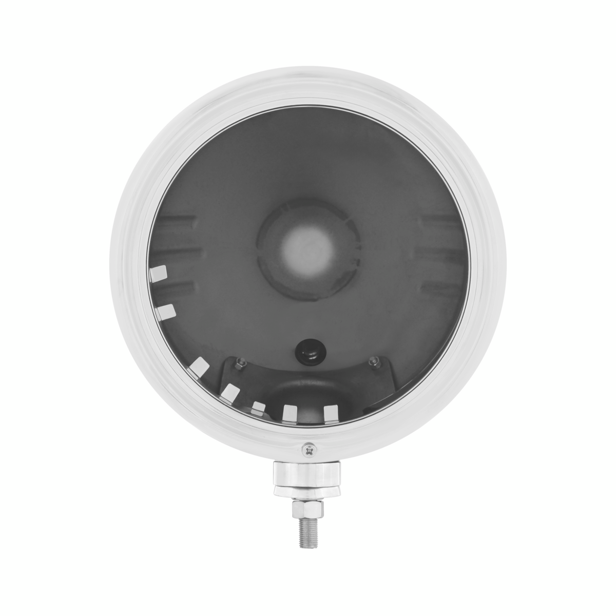 Stainless Classic Style Embossed Stripe Headlight Housing