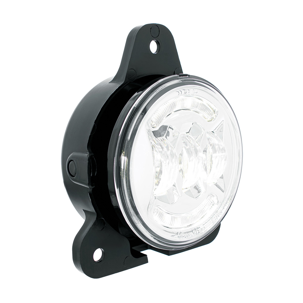 Chrome 6 LED Competition Series Projector Fog Light For 2018-2024 Volvo VNR - Thumbnail 3