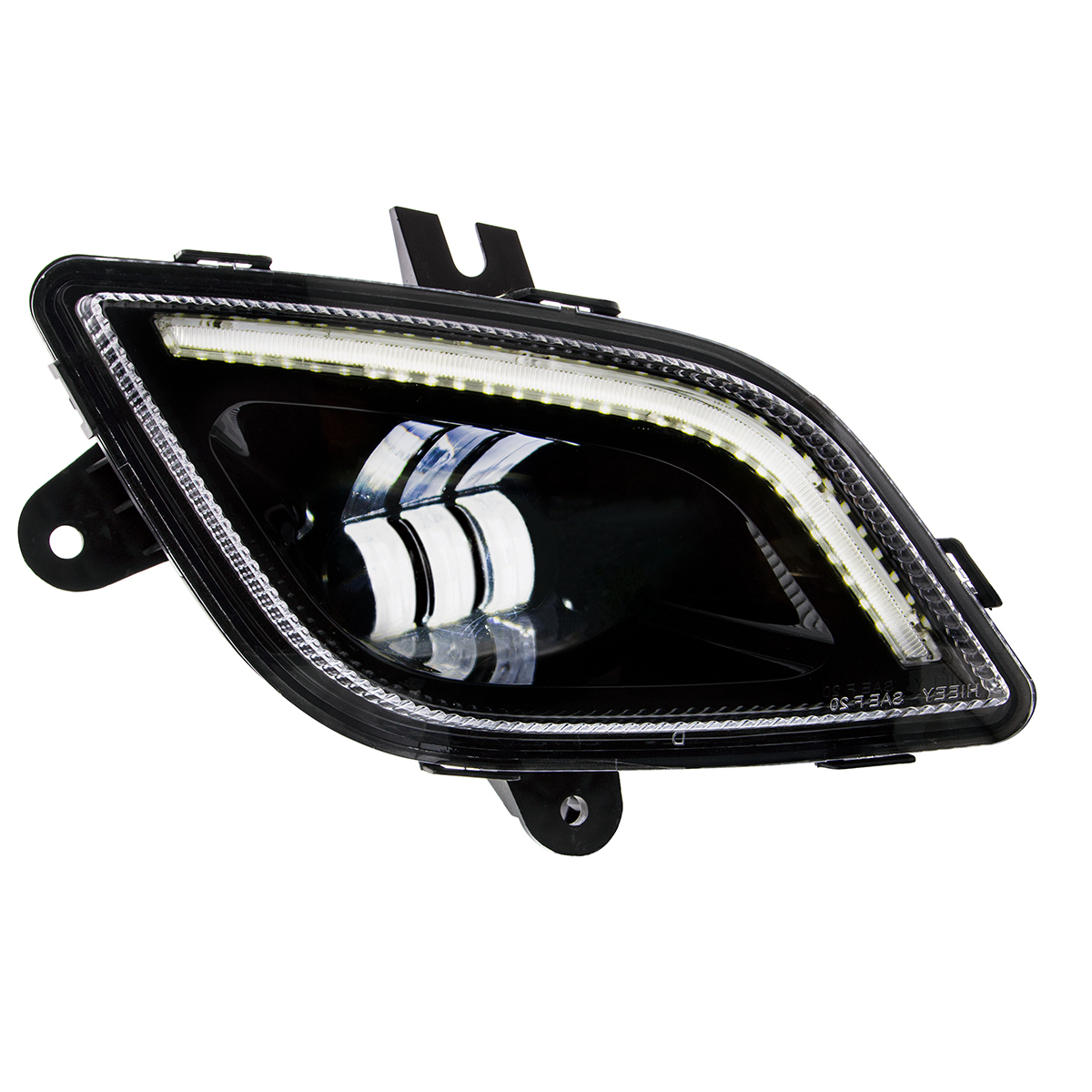 34 LED Black Fog Light With LED Light Bar For 2018-2024 Freightliner Cascadia - Passenger - Thumbnail 9