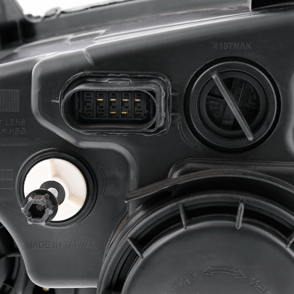 Chrome Full LED Projection Headlight With Turn Signal & Position Light Bar For 2008-2017 Kenworth T660 - Passenger - Thumbnail 6