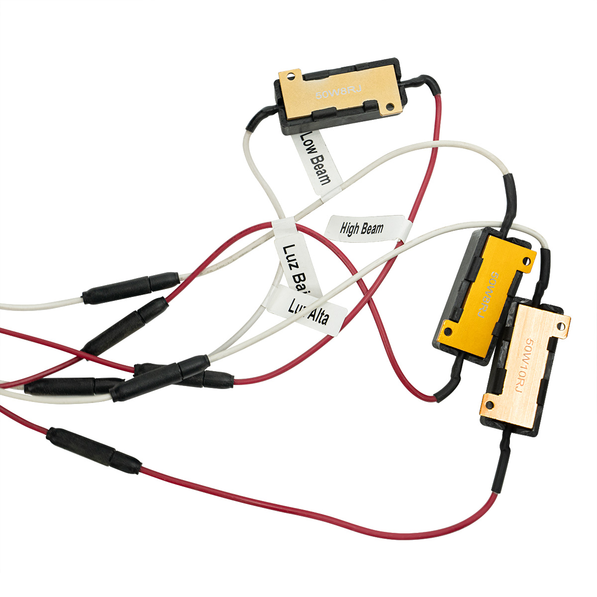 High Power LED Blackout Headlight With LED Turn Signal & Light Bar For 2015-2025 Kenworth T880-Driver - Thumbnail 11