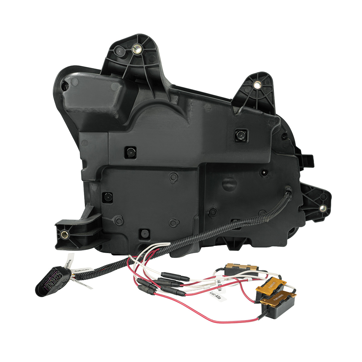 High Power LED Blackout Headlight With LED Turn Signal & Light Bar For 2015-2025 Kenworth T880-Driver - Thumbnail 9