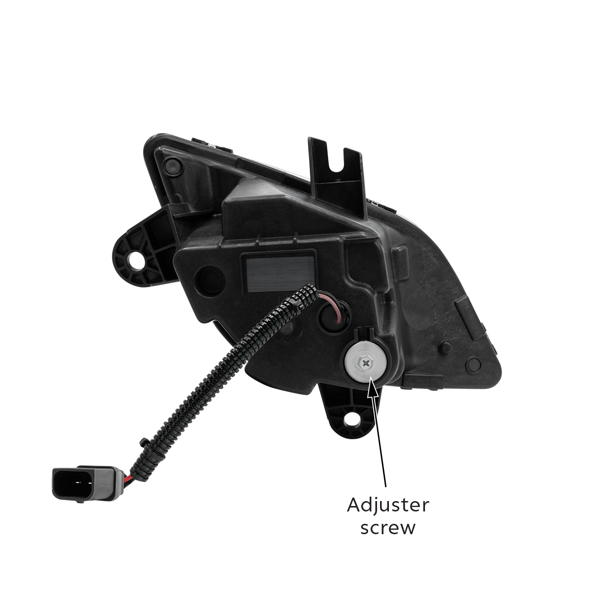 Black High Power LED Fog Light For 2018-2024 Freightliner Cascadia - Driver - Thumbnail 5