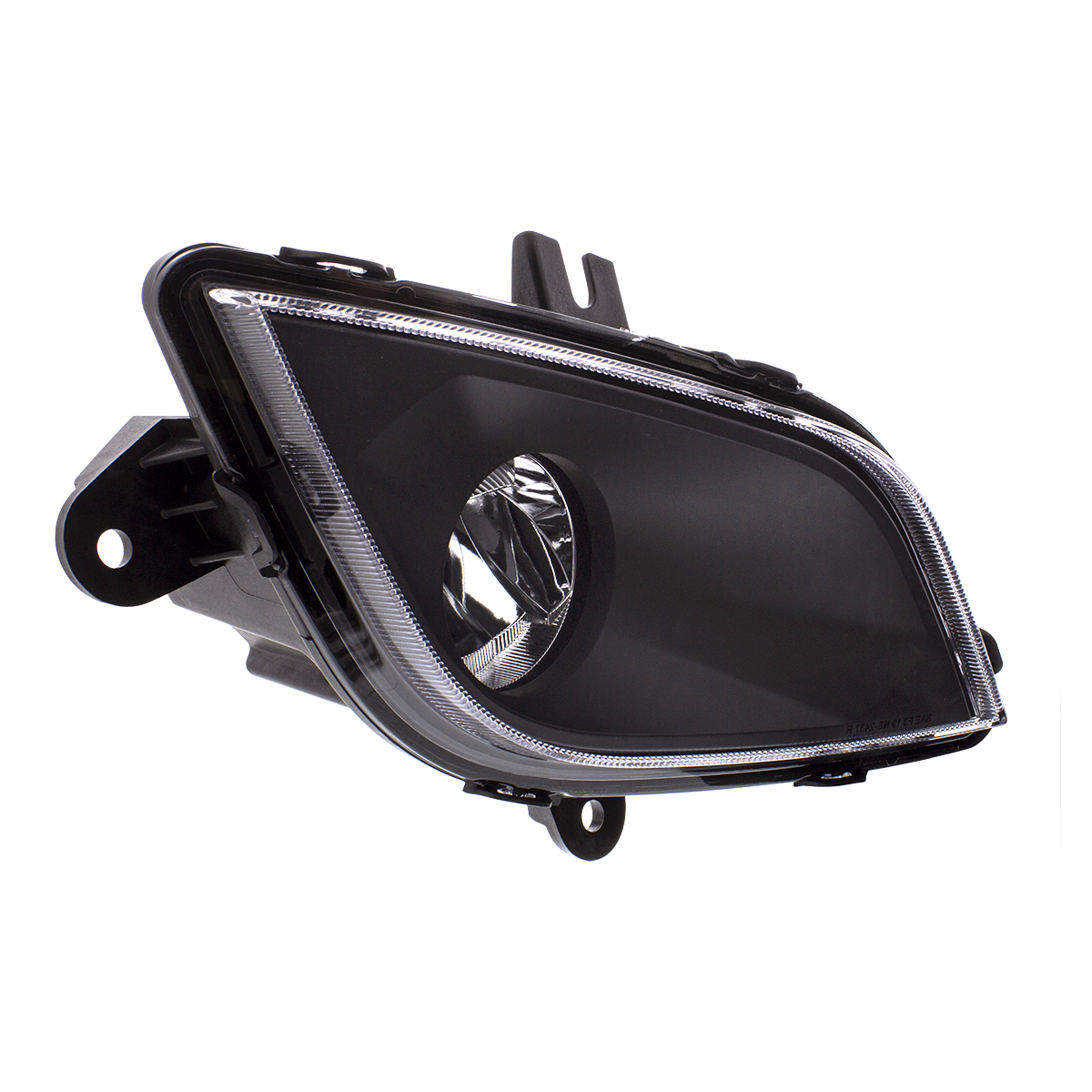 Black High Power LED Fog Light For 2018-2024 Freightliner Cascadia - Passenger - Thumbnail 3