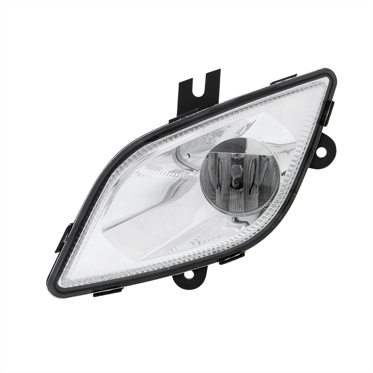 Chrome Single LED Fog Light For 2018-2024 Freightliner Cascadia - Driver - Competition Series - Thumbnail 2