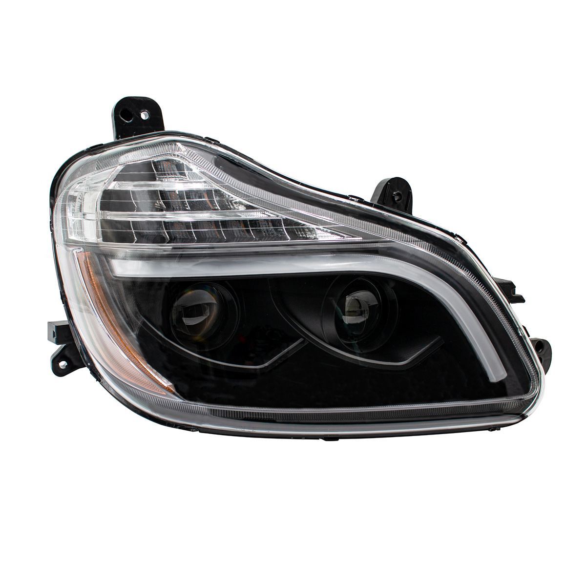 Blackout 8 LED Projection Headlight For 2013-2021 Kenworth T680-Passenger - Thumbnail 2