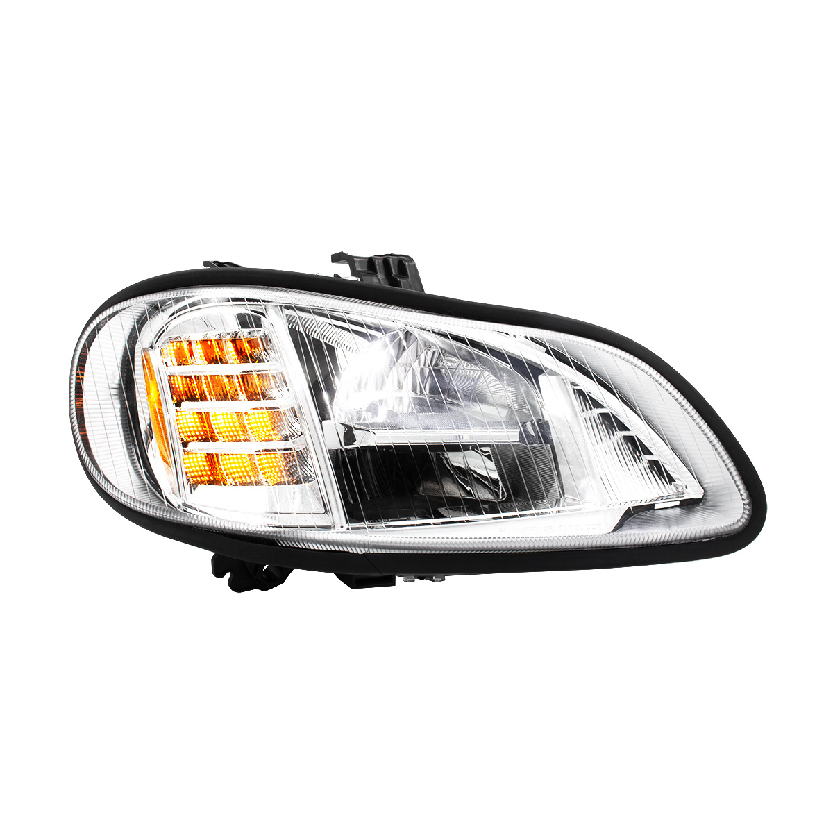 Chrome High Power Full LED Headlight For 2003-2024 Freightliner M2-Passenger - Thumbnail 3