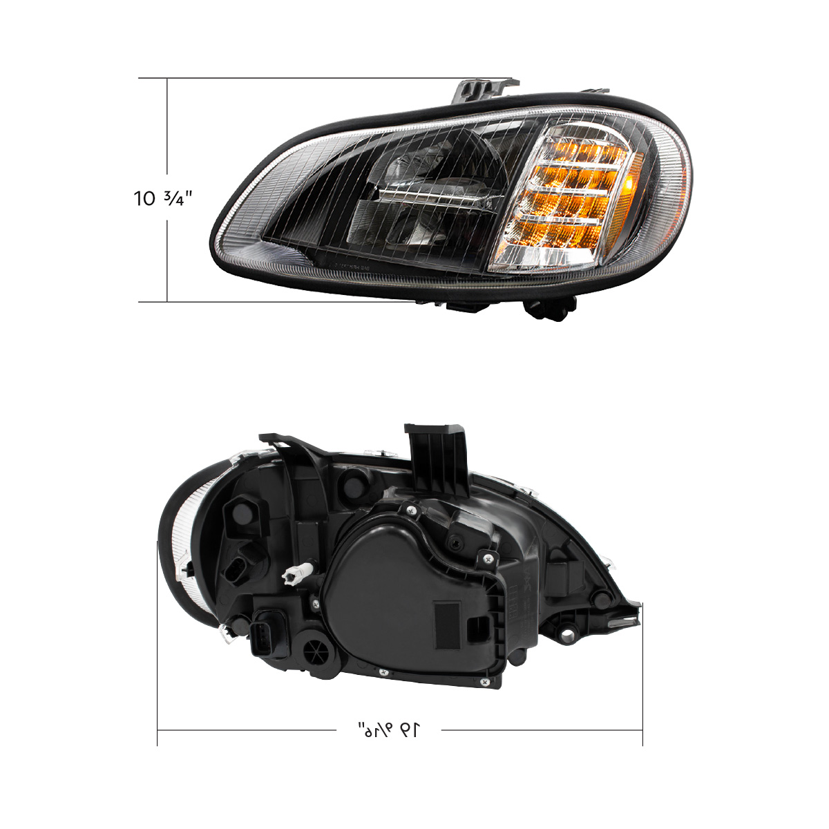 Blackout High Power Full LED Headlight For 2003-2024 Freightliner M2-Driver - Thumbnail 10