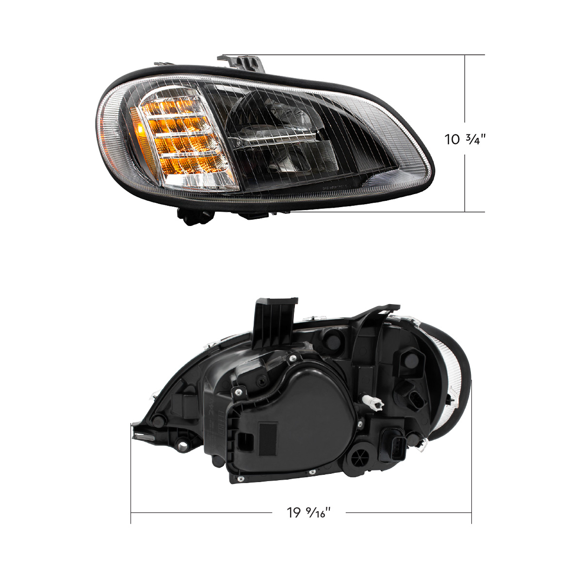Blackout High Power Full LED Headlight For 2003-2024 Freightliner M2-Passenger - Thumbnail 10
