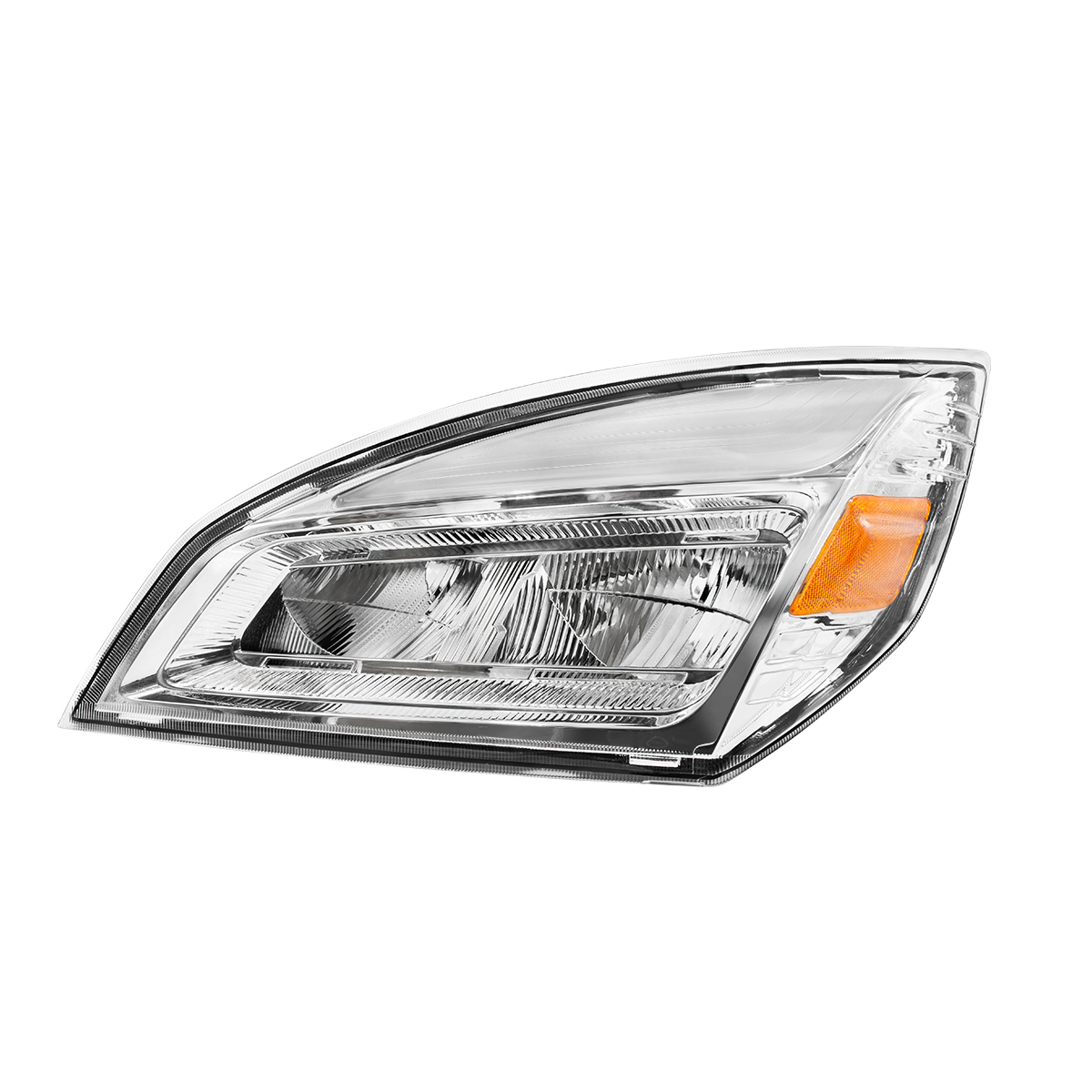 High Power Chrome LED Headlight For 2018-2024 Freightliner Cascadia-Driver - Thumbnail 3