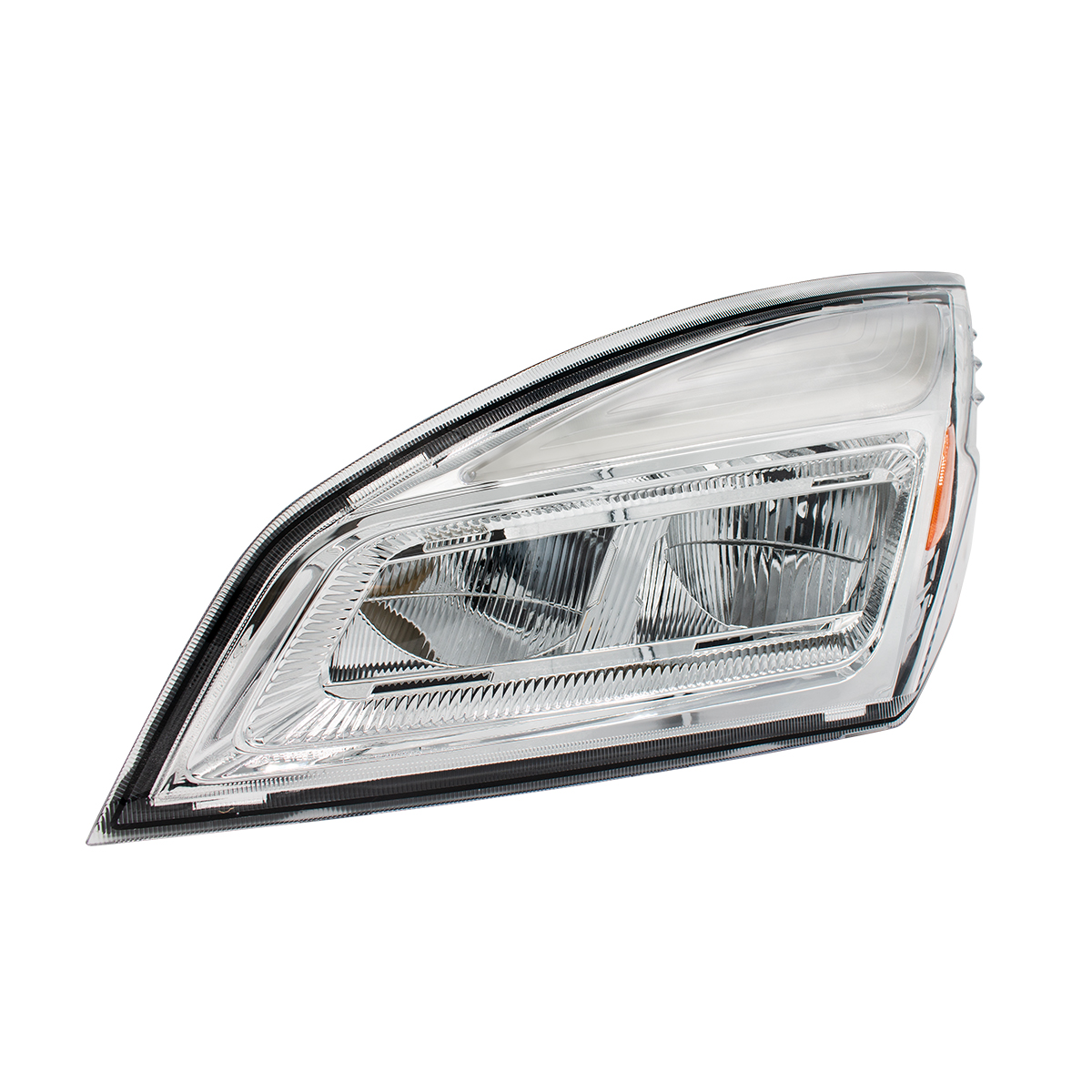 High Power Chrome LED Headlight For 2018-2024 Freightliner Cascadia-Driver - Thumbnail 5